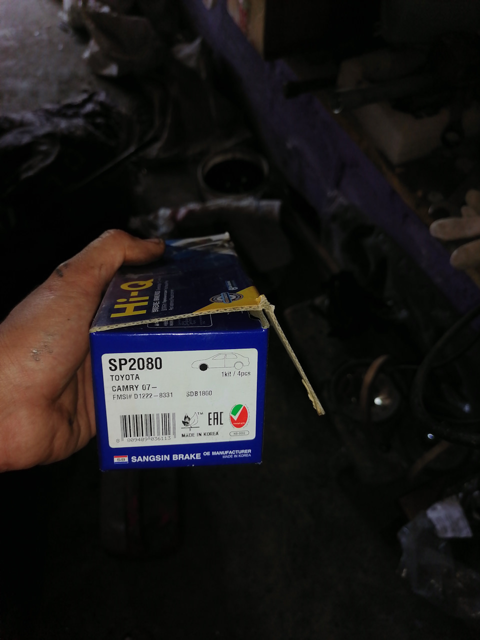 SP2080 Колодки тормозные передние Brake SANGSIN | Запчасти на DRIVE2