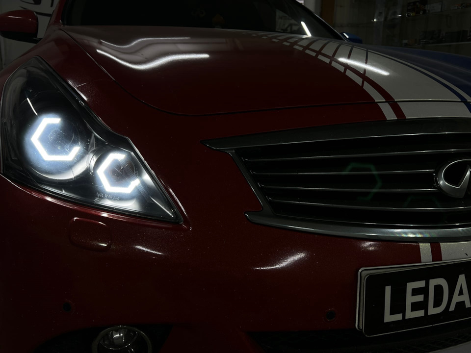 Ангельские глазки TAU tech для Infiniti G25 — TAU tech на DRIVE2