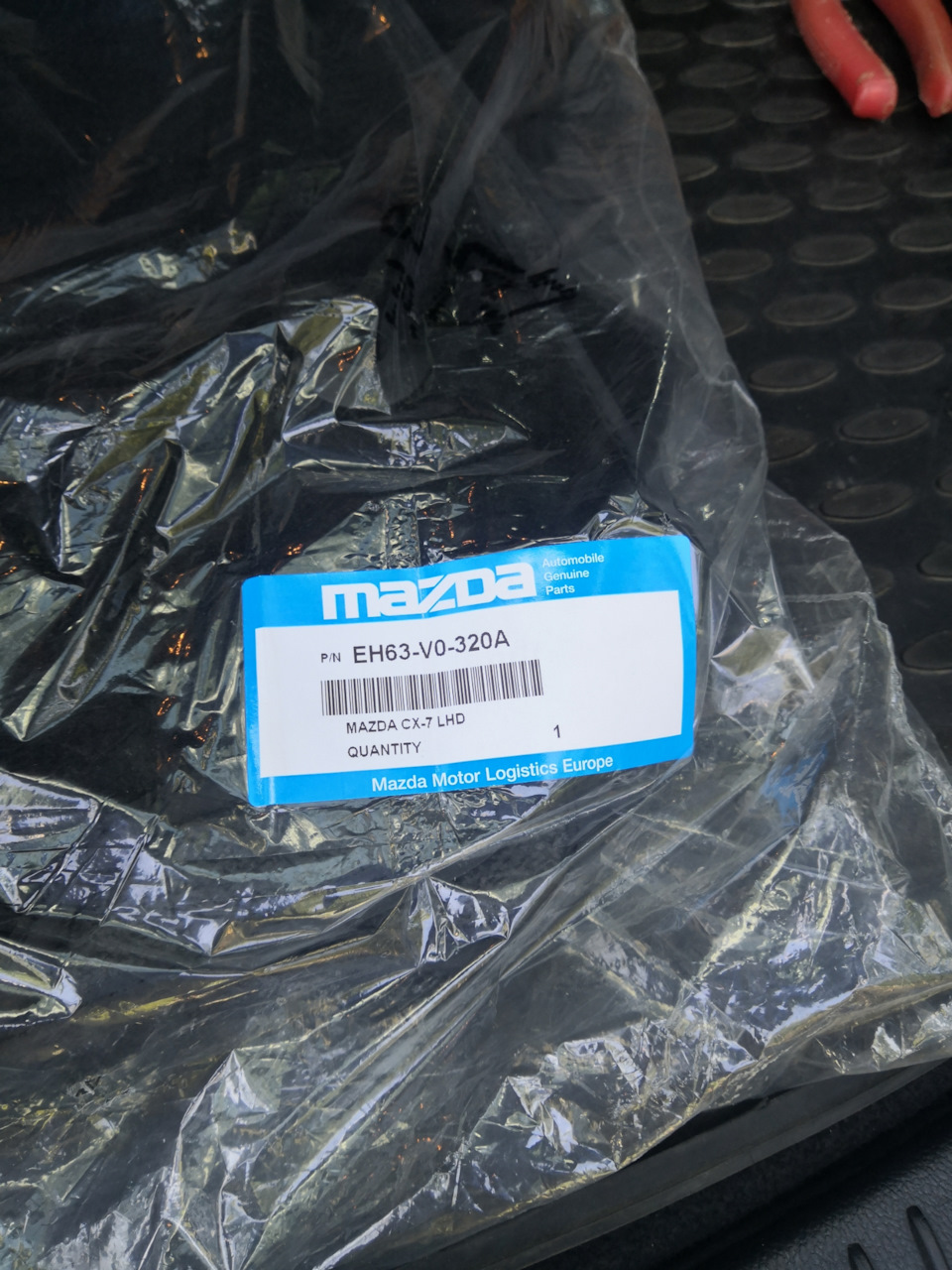 Велюровые коврики салона — Mazda CX-7, 2,3 л, 2012 года | аксессуары ...