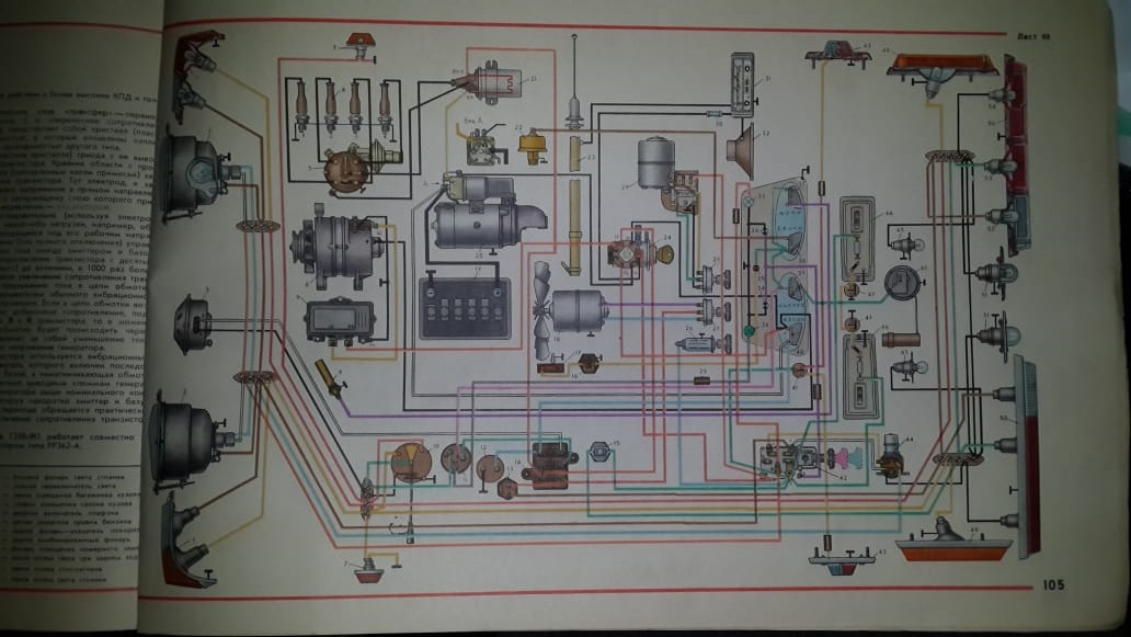Схема москвич 412. Электрическая схема Москвич 412 цветная. Порядок проводов Москвич 412