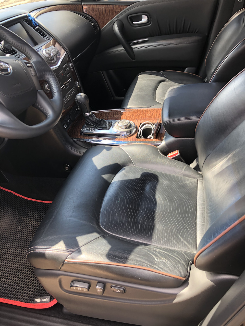 Реставрация водительского сиденья — Nissan Patrol (Y62), 5,6 л, 2012 ...