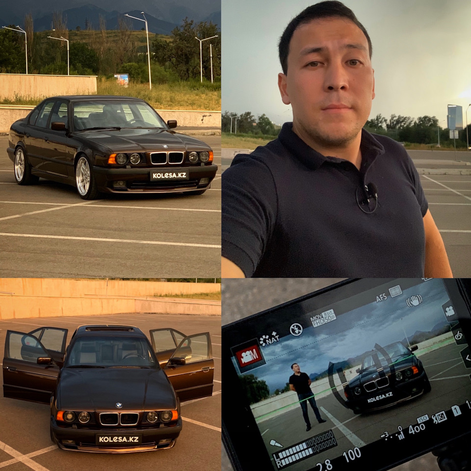 Экспериментальный проекта для @kolesa.kz — BMW 5 series (E34), 4,4 л, 1995  года | видео | DRIVE2