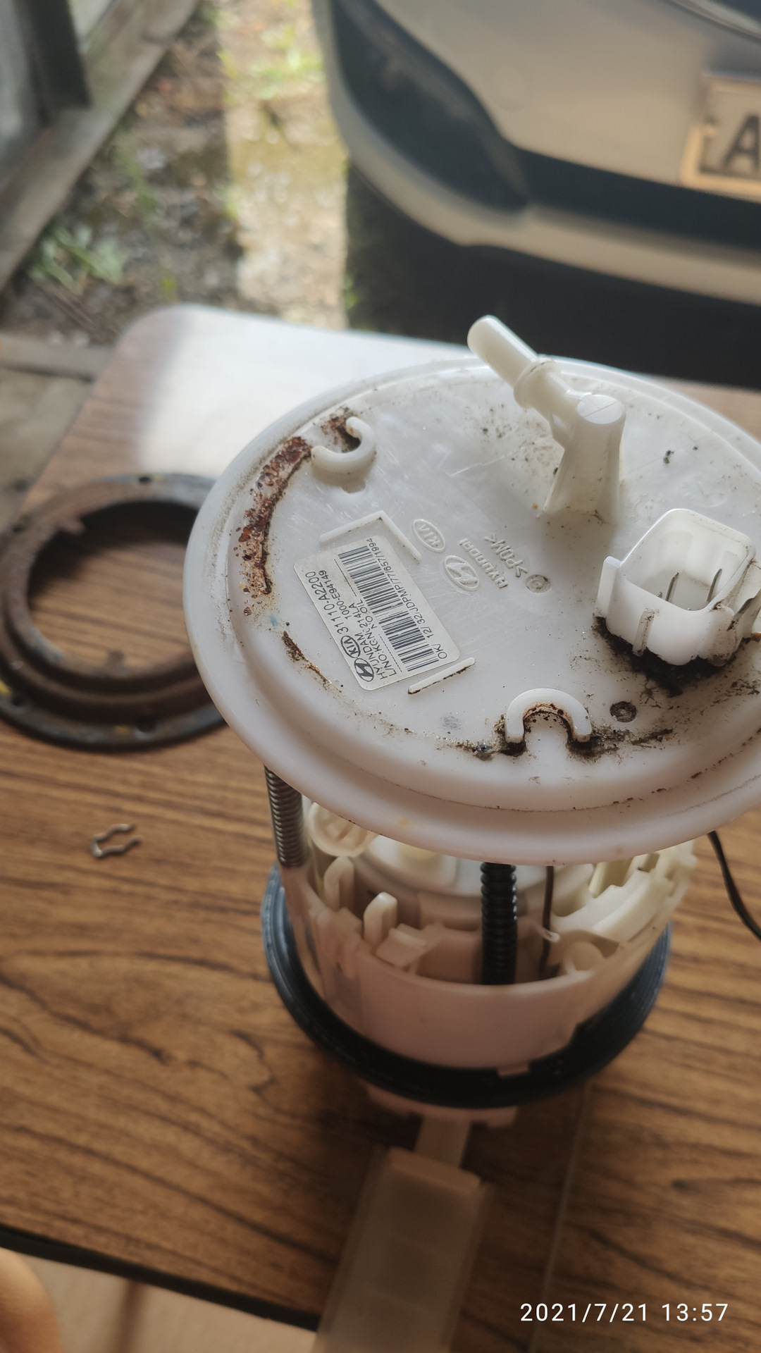 Замена топливного фильтра на Kia ceed jd рестайлинг — KIA Ceed SW (2G ...