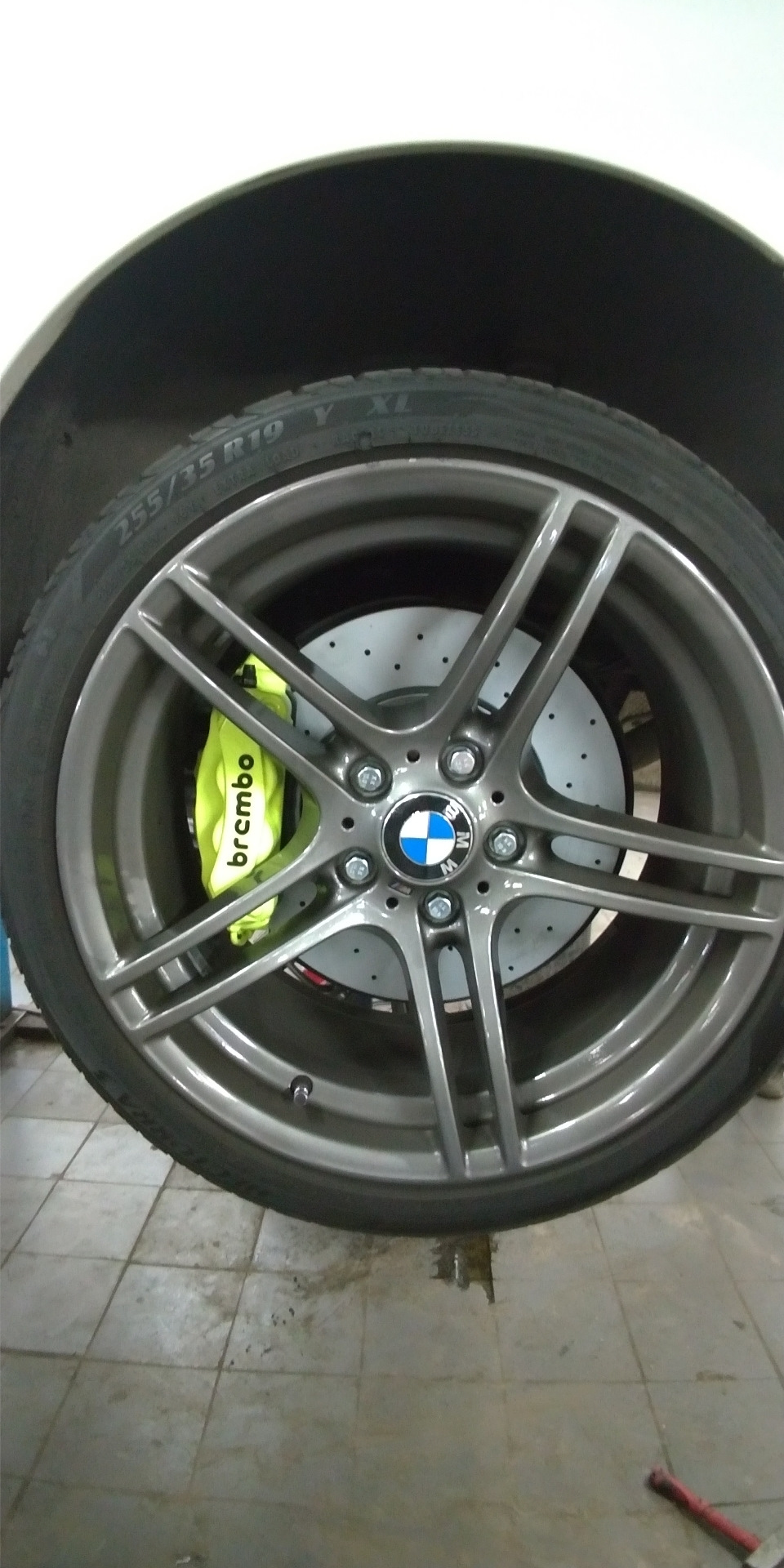 Задние тормоза готово — BMW 3 series Convertible (E93), 3 л, 2011 года ...