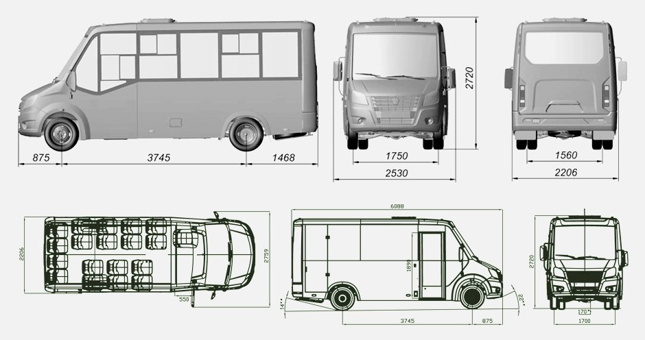 Газ вектор автобус характеристика с фото