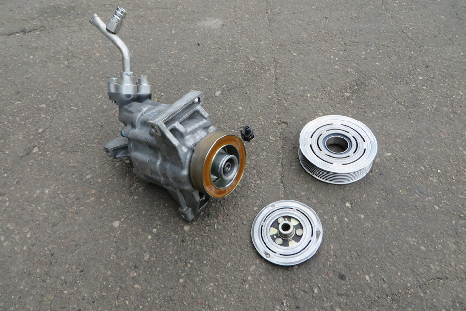 Прикупил компрессор кондиционера от японки… — Nissan Versa, 1,8 л, 2007 ...