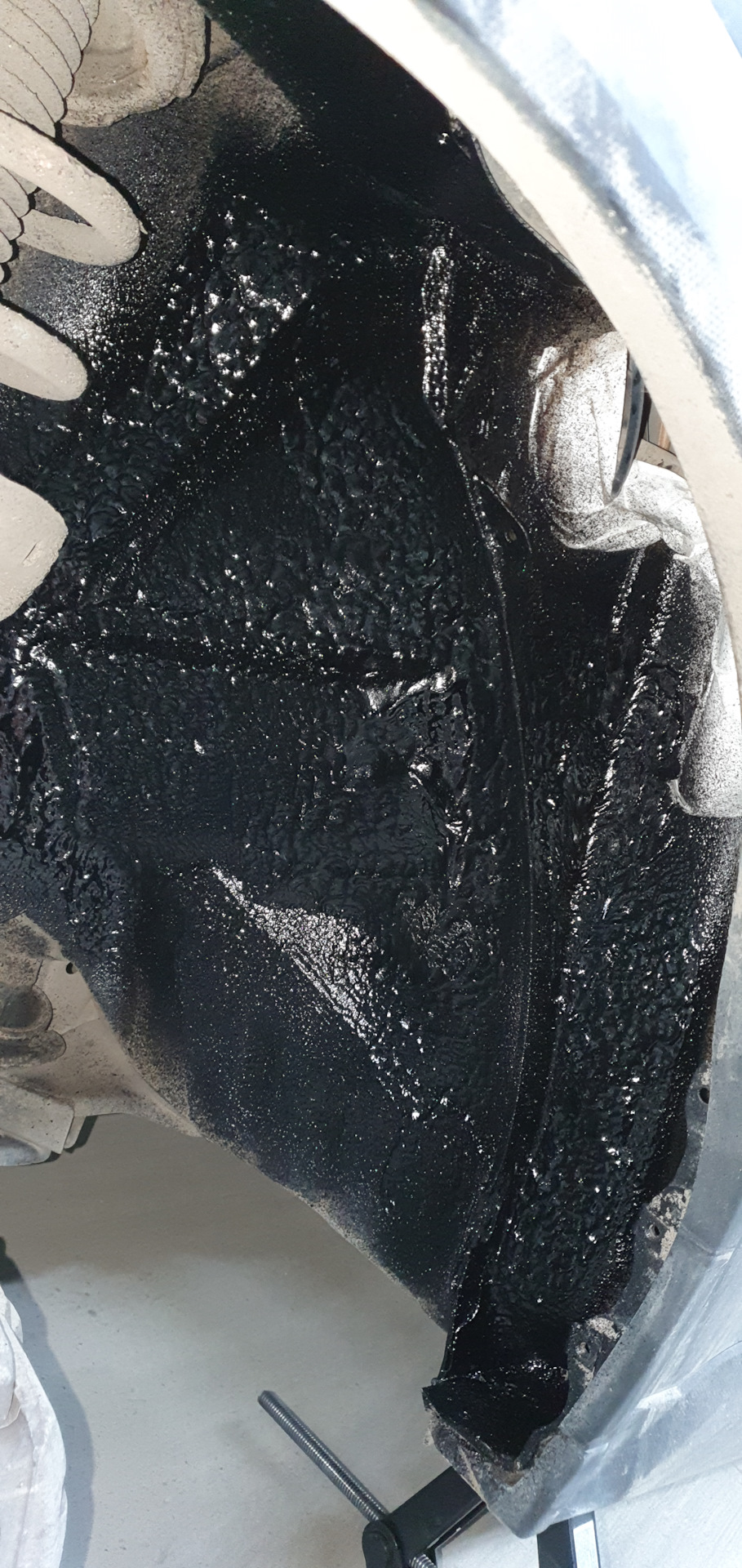 Шумка арок снаружи — Subaru XV (1G), 2 л, 2014 года | своими руками ...