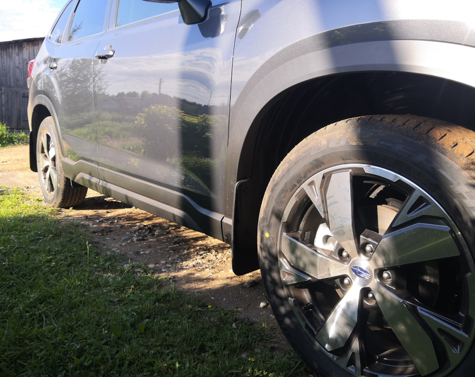 Установка брызговиков — Subaru Forester (SK), 2,5 л, 2021 года | своими ...
