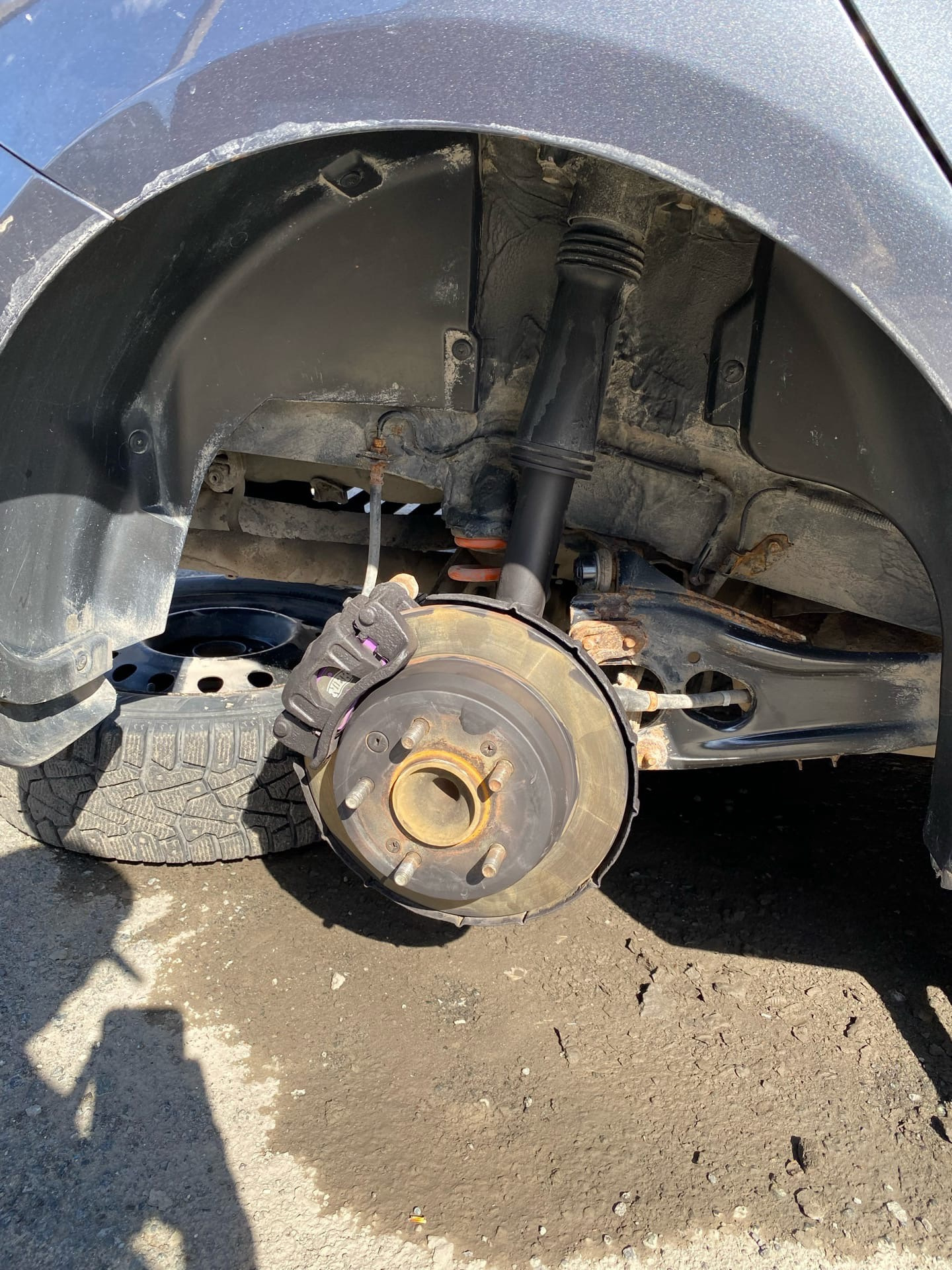 Покраска суппортов и фара больше не потеет) — KIA Ceed (1G), 1,4 л ...