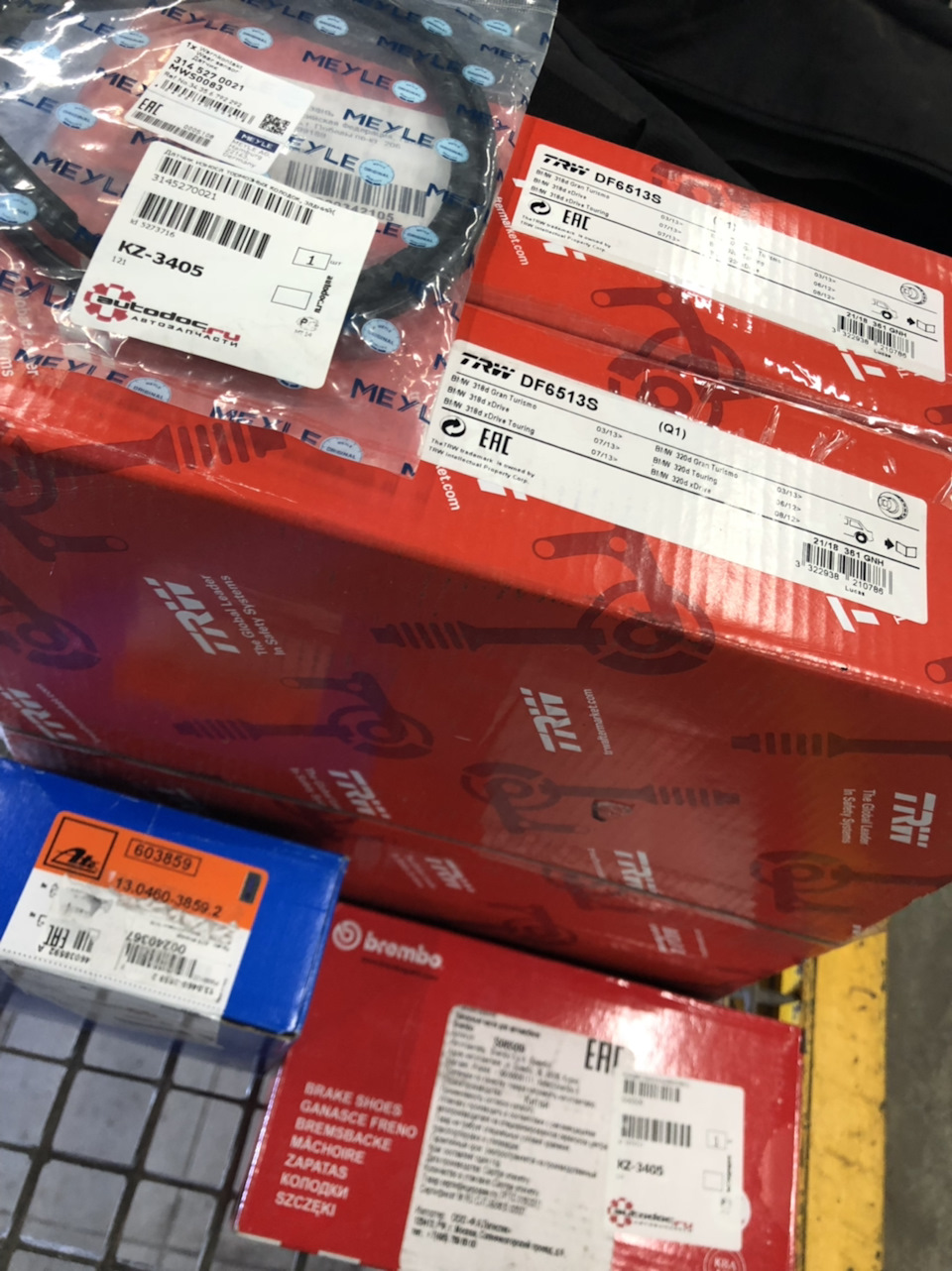 DF6513S Тормозной диск для BMW TRW | Запчасти на DRIVE2