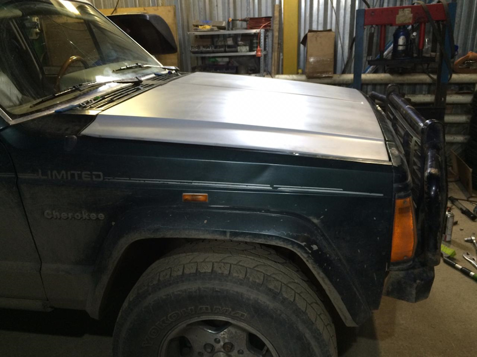 вид сбоку с проставками — Jeep Cherokee (XJ)