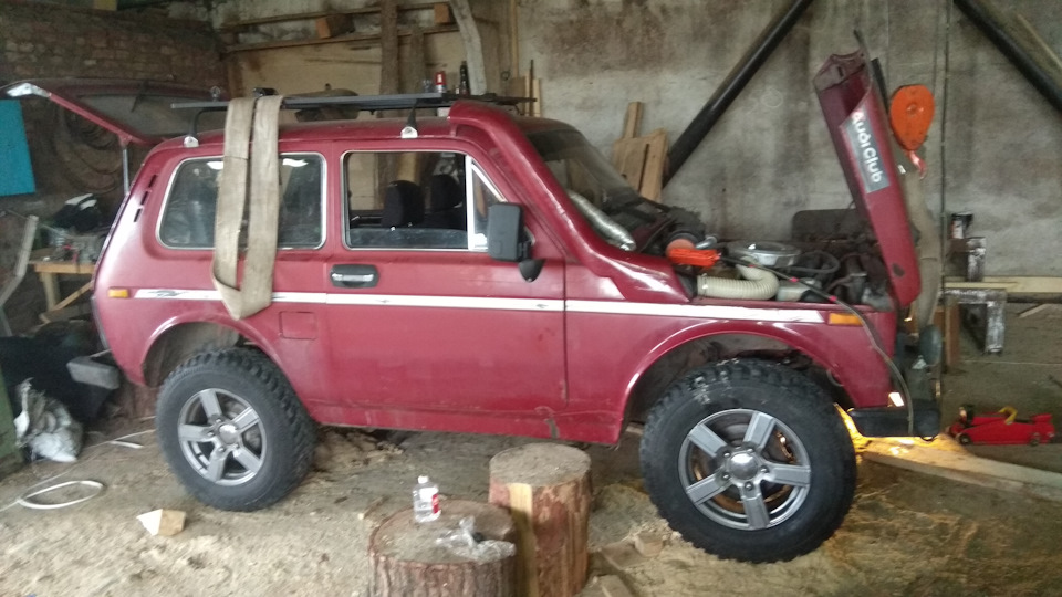 Большой ребилд нивы — часть 3 — втыкаем на место подвеску, первый тест ...