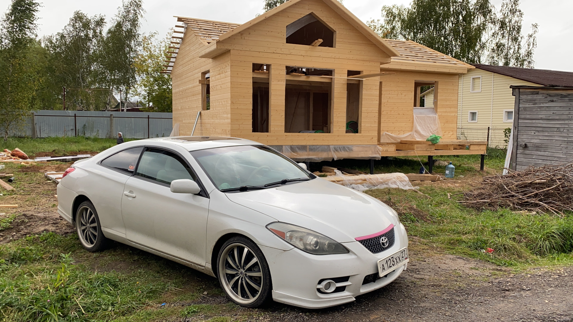 Мы с Solar строим дом🏡 — Toyota Camry Solara (II), 2,4 л, 2008 года |  фотография | DRIVE2