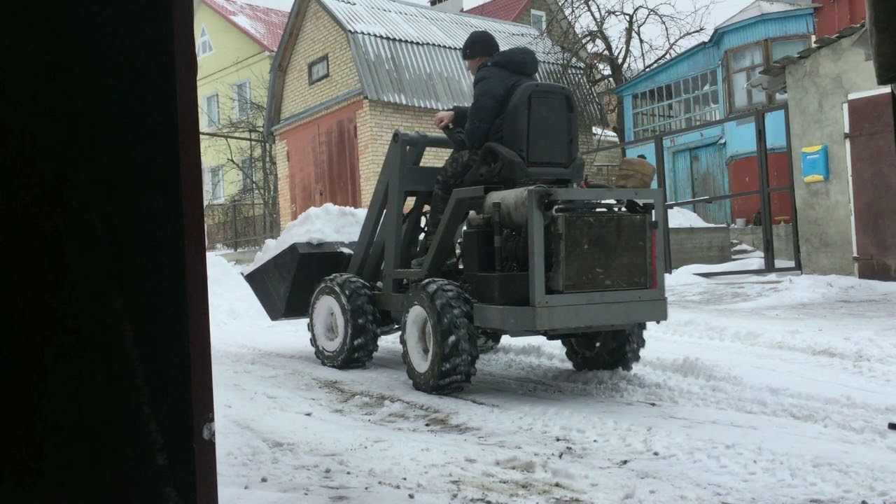 Фронтальный Погрузчик Самодельный Мини Купить В Кемерово