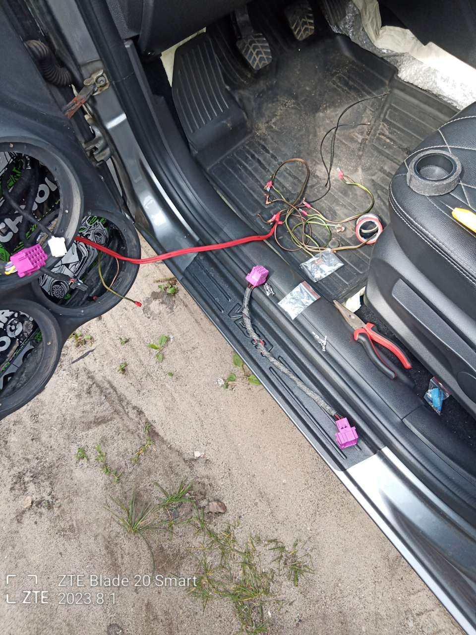 Удлинение проводки блока стеклоподьемников водительской двери — LADA ...