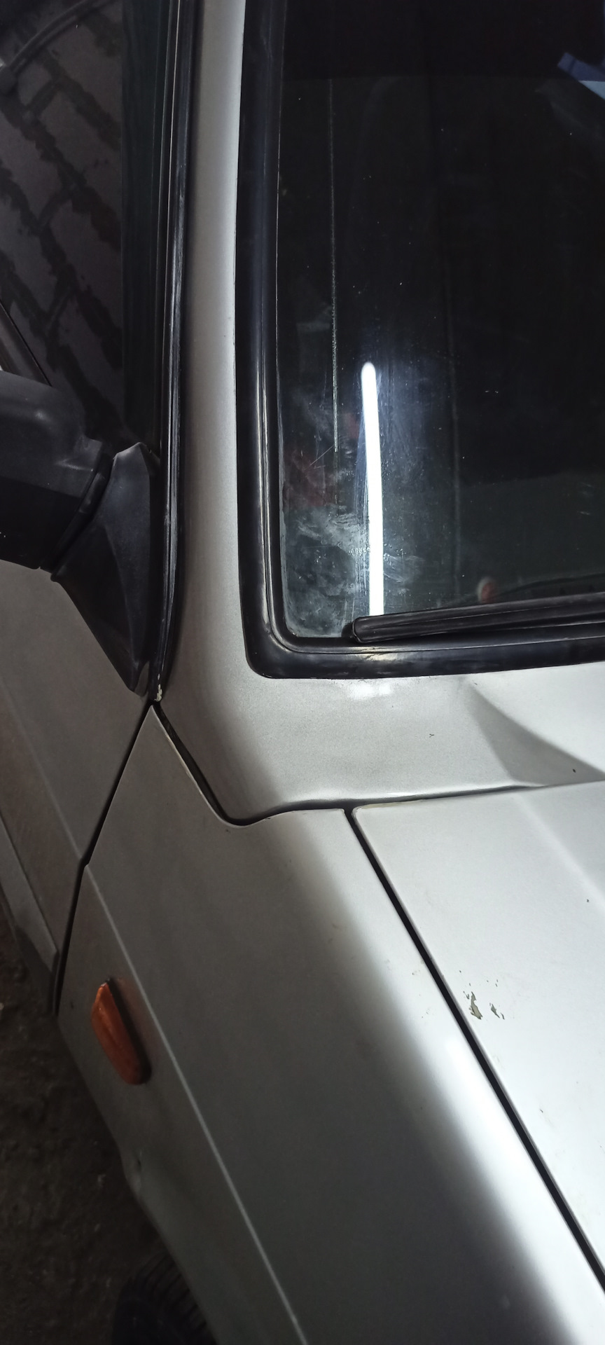 Угол рамки лобового стекла ваз (Лада) 2114 — Lada 2114, 1,6 л, 2007 ...