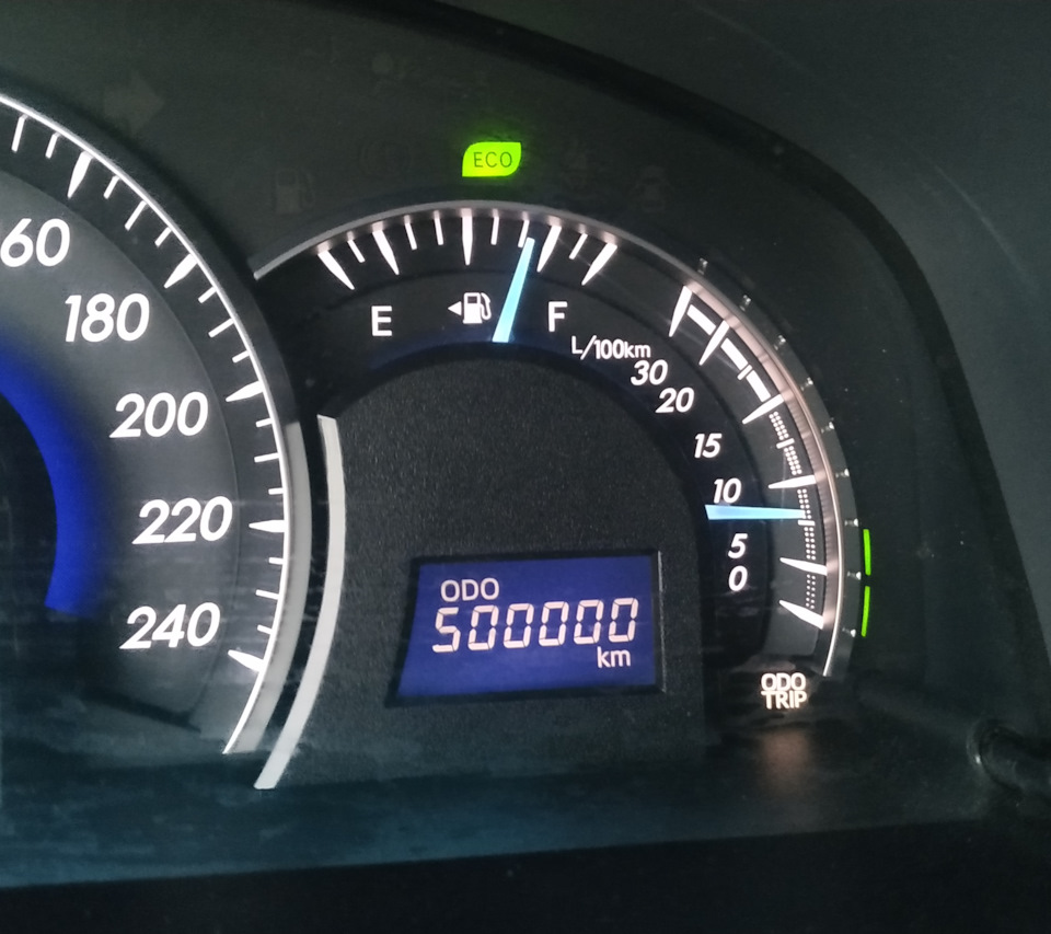 Первые 500.000 км — Toyota Camry (XV50), 2,4 л, 2012 года | наблюдение |  DRIVE2