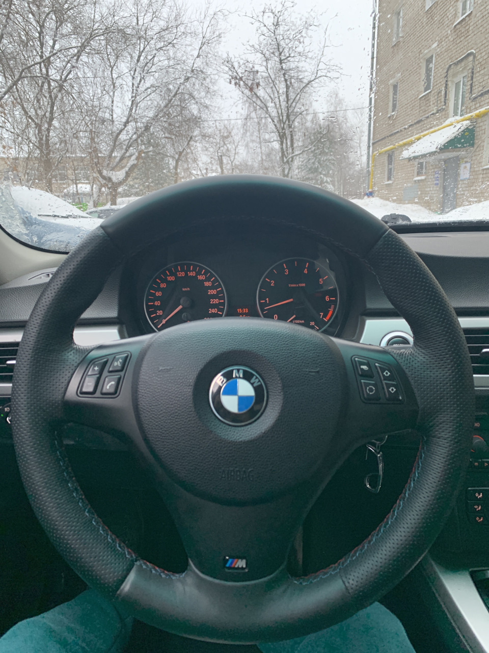 Руль M-tech E кузов — BMW 3 series (E90), 2 л, 2007 года | аксессуары |  DRIVE2