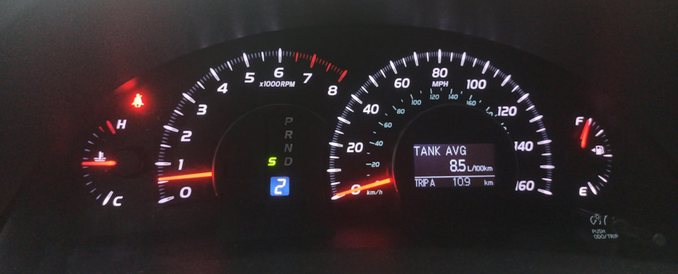 Калибровка панели приборов в Techstream. — Toyota Camry (XV40), 2,5 л ...