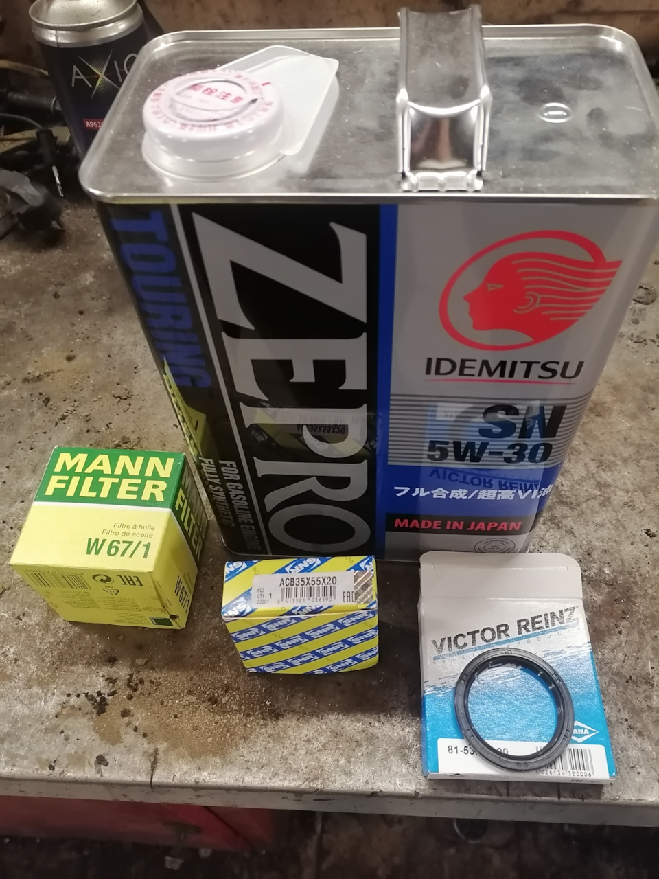 Фото в бортжурнале Mazda 3 (1G) BK. Запчасти на фото: W67, ACB35X55X20