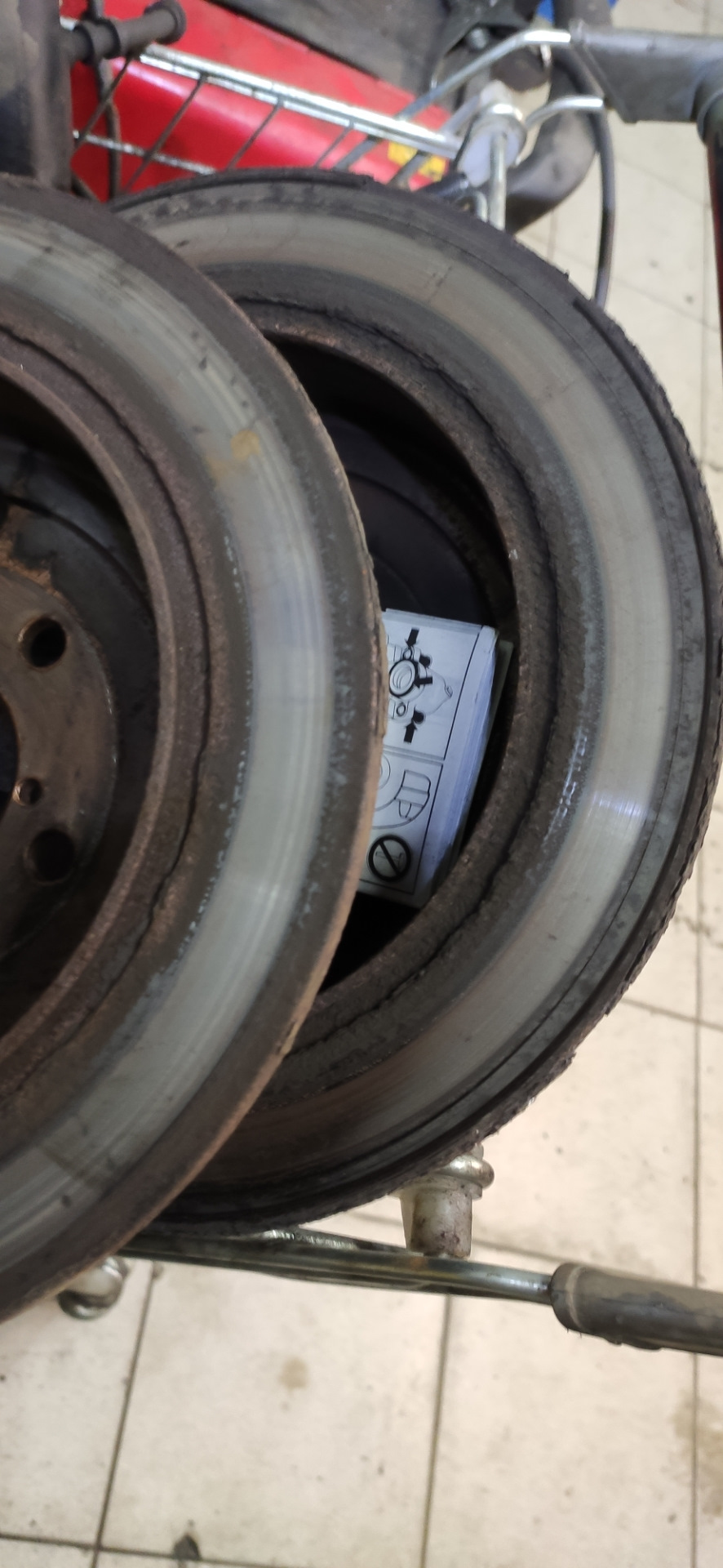 Диски колодки и дефлектора — Subaru Impreza (GE/GH), 2 л, 2007 года ...