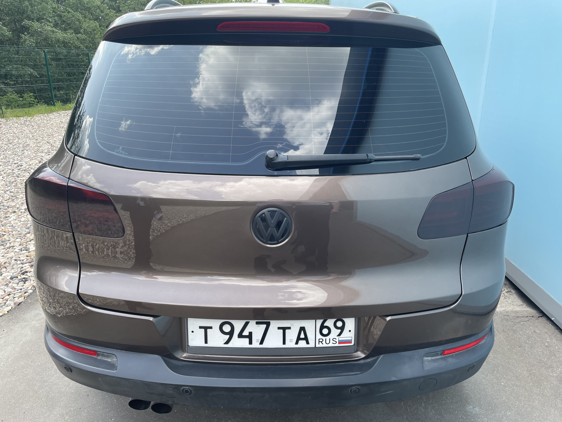 Покраска багажника — Volkswagen Tiguan (1G), 1,4 л, 2007 года ...