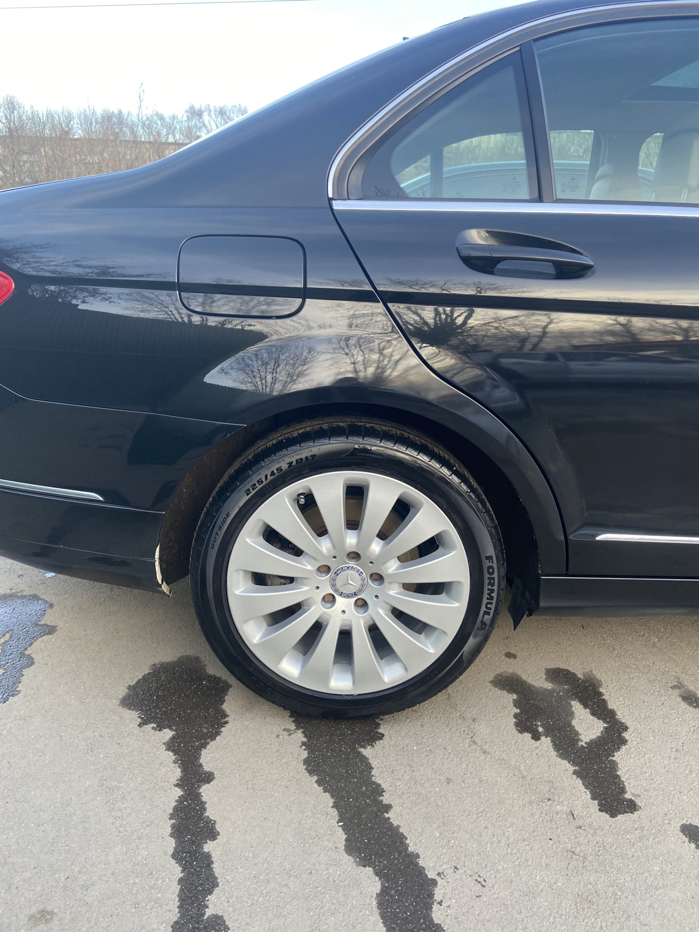 Покраска дисков — Mercedes-Benz C-class (W204), 3,5 л, 2007 года ...