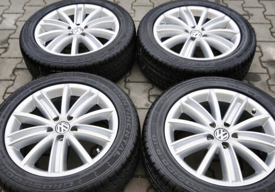 7x18 et43 диск New York и 245/50R18 — Volkswagen Tiguan (1G), 1,4 л ...