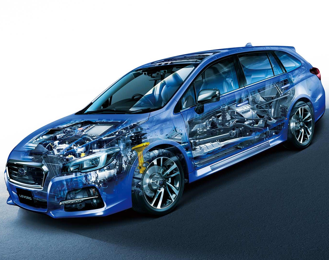 Cómo quitar parachoques delantero y trasero Subaru Legacy (Outback) (Levorg) (20