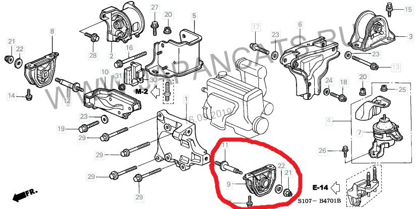 Схема стеклоподъемников honda cr v