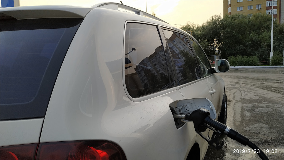 Еще раз про расход топлива — Volkswagen Touareg (1G), 2,5 л, 2010 года ...