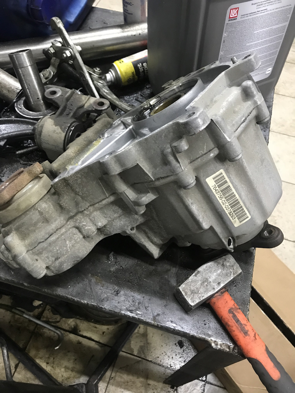 Замена раздаточной коробки — BMW 5 series (F10), 3 л., 2012 года ...