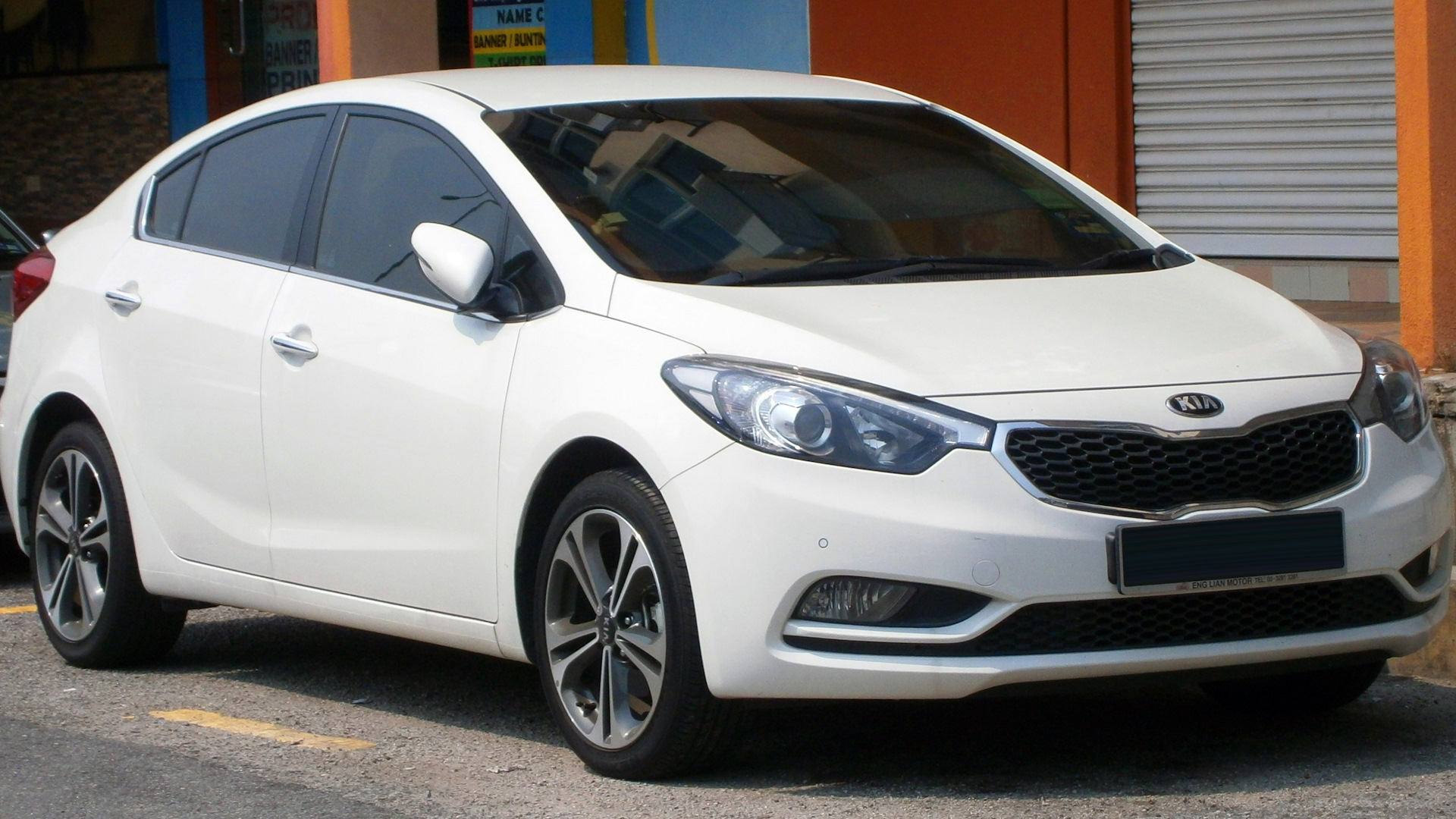 Kia Cerato 2013 белая