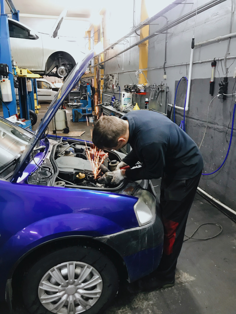 Катушка и провода. — Renault Logan (1G), 1,6 л, 2006 года | визит на ...