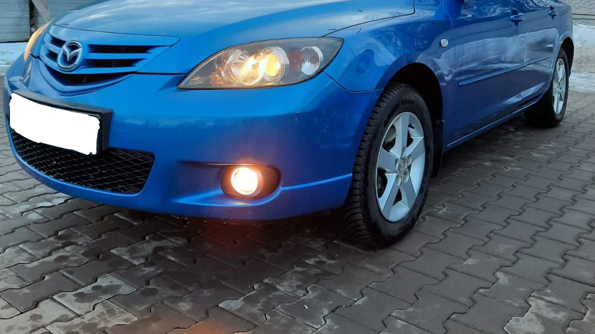 Mazda 3 (1G) BK 1.6 бензиновый 2004 | Синяя на DRIVE2