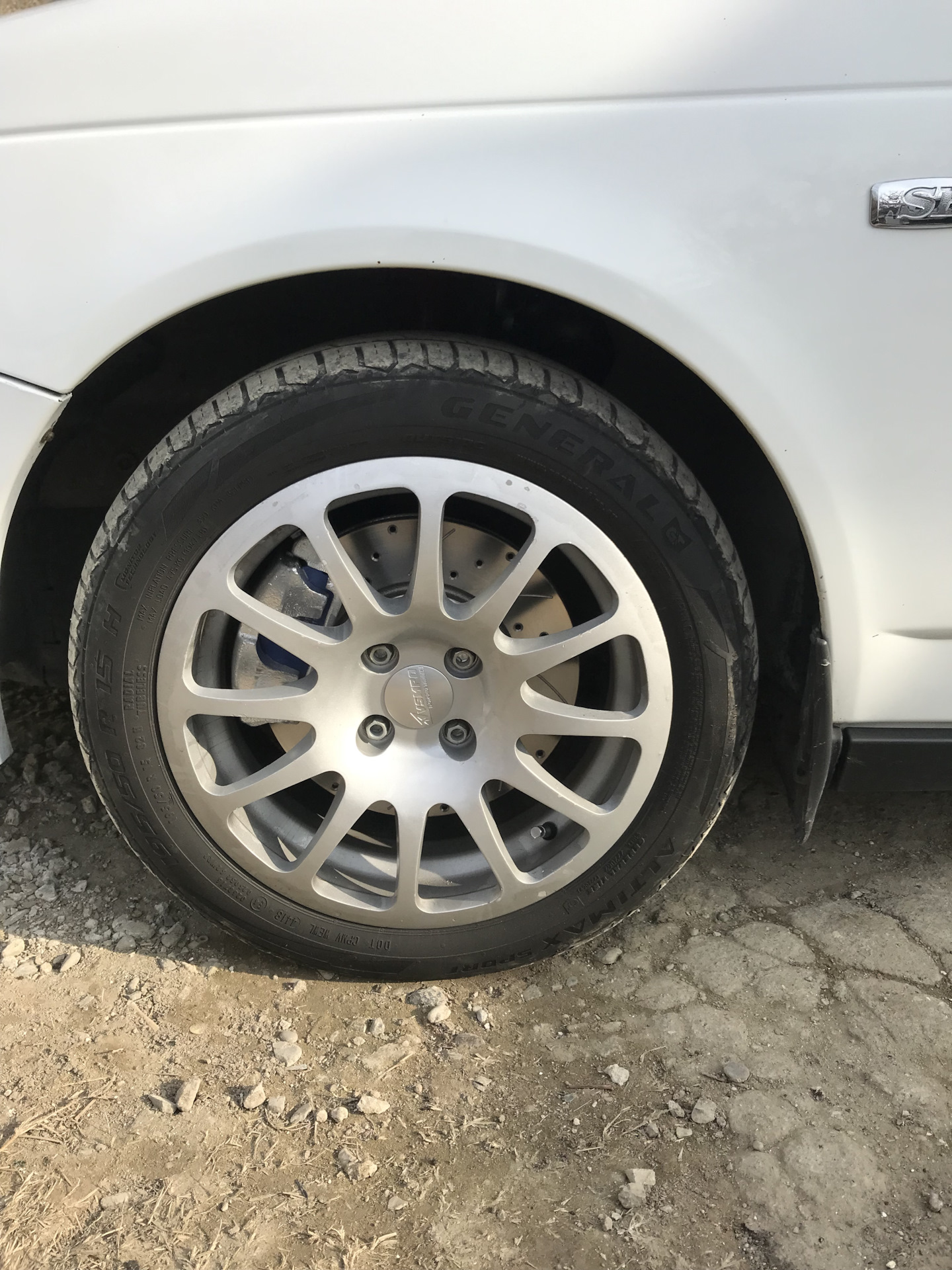 Волга суппорта + замена тормозных дисков — Lada Приора седан, 1,6 л ...