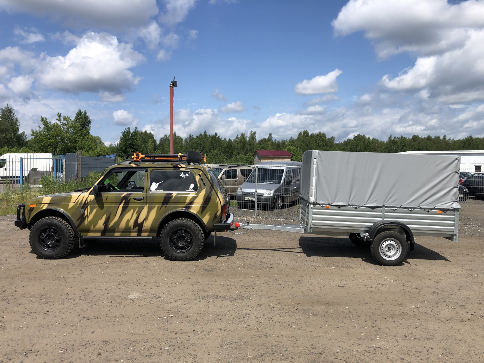 Прицеп для Нивы и размышления о динамике. — Lada 4x4 3D, 1,7 л, 2018 года |  другое | DRIVE2