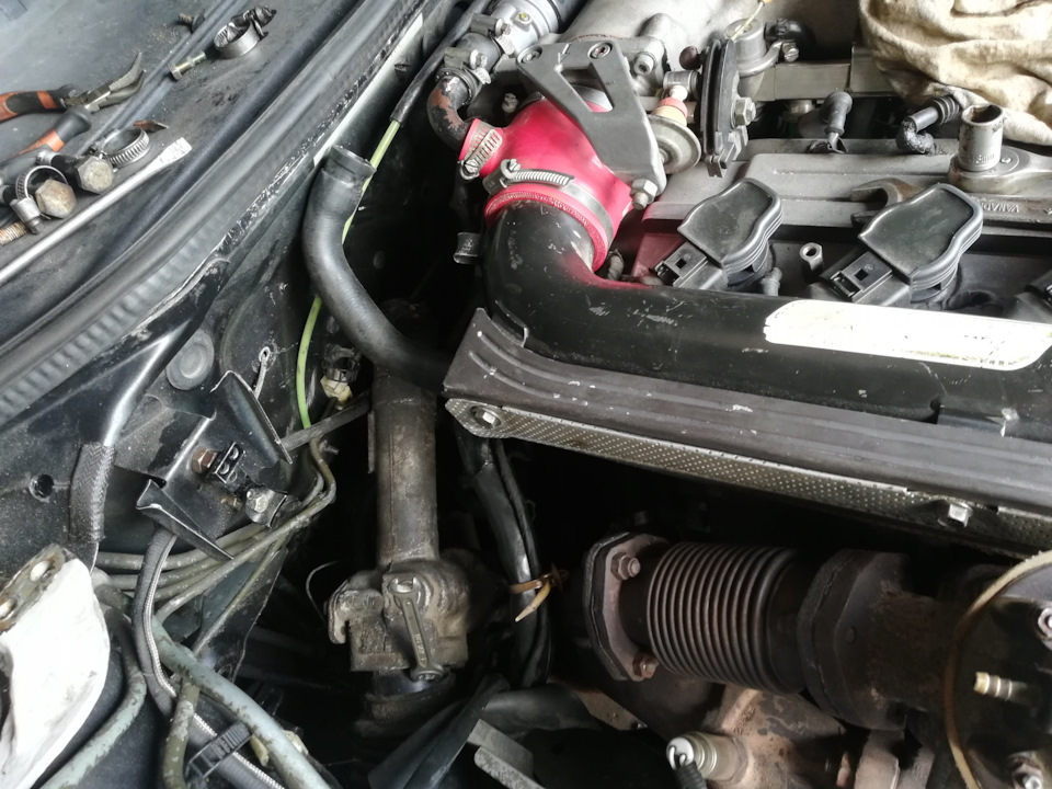 Рулевая рейка. Снятие. — Audi 200 (20v), 2,2 л, 1990 года | поломка ...