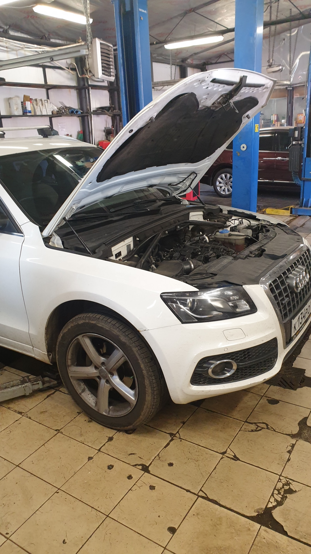 Большое ТО после Крыма часть1 — Audi Q5 (1G), 2 л, 2010 года | плановое ТО  | DRIVE2