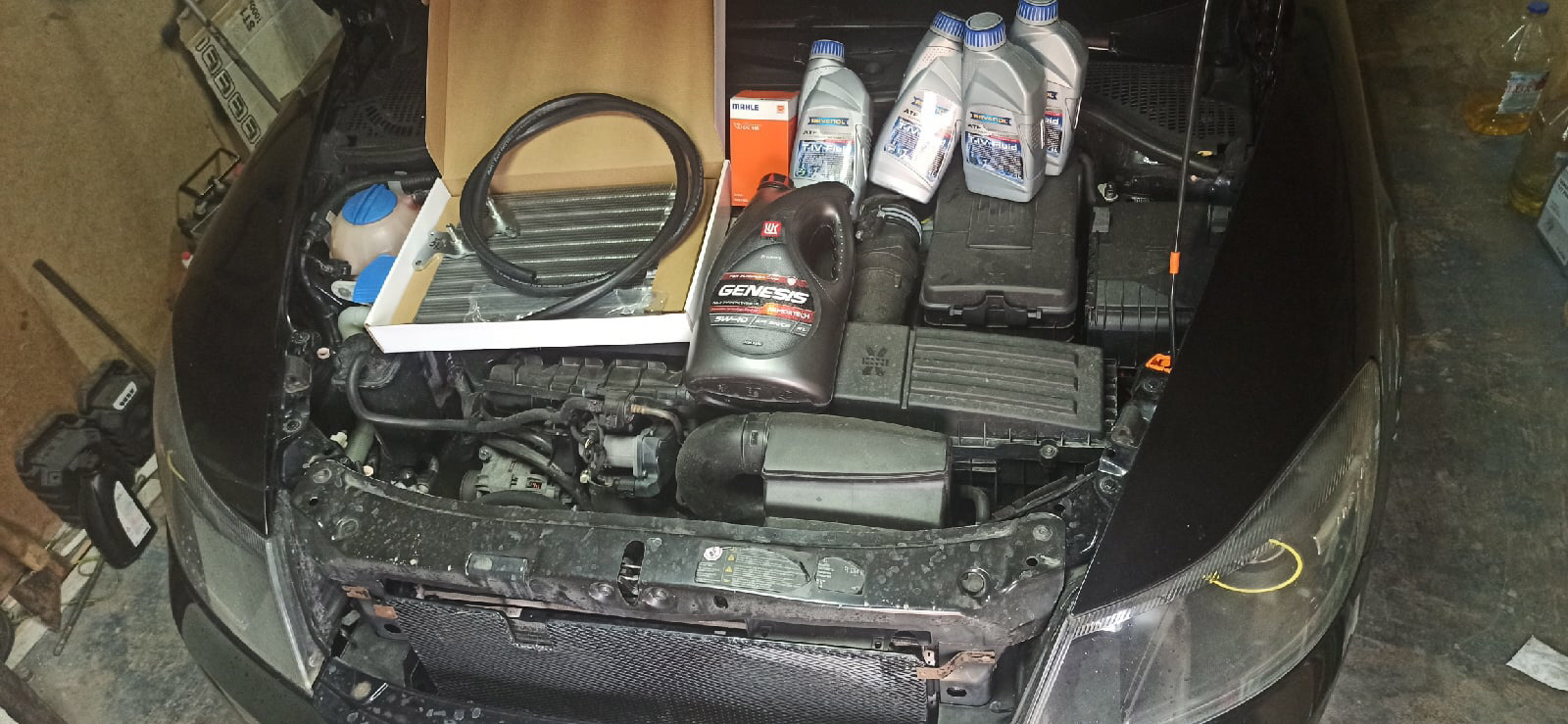 Установка доп охлаждение акпп 09g KGV, замена масла в акпп, замена ...