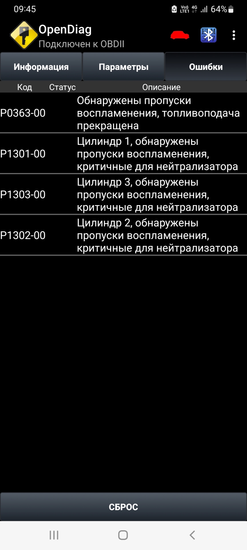 Сцуко. Еле до дома доехал. — Lada Гранта, 1,6 л, 2013 года | поломка |  DRIVE2