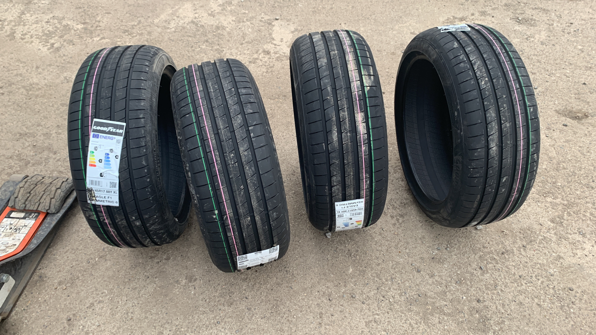 Летняя резина Goodyear Eagle F1 Asymmetric 6 205/45/17 — MINI Cooper S ...