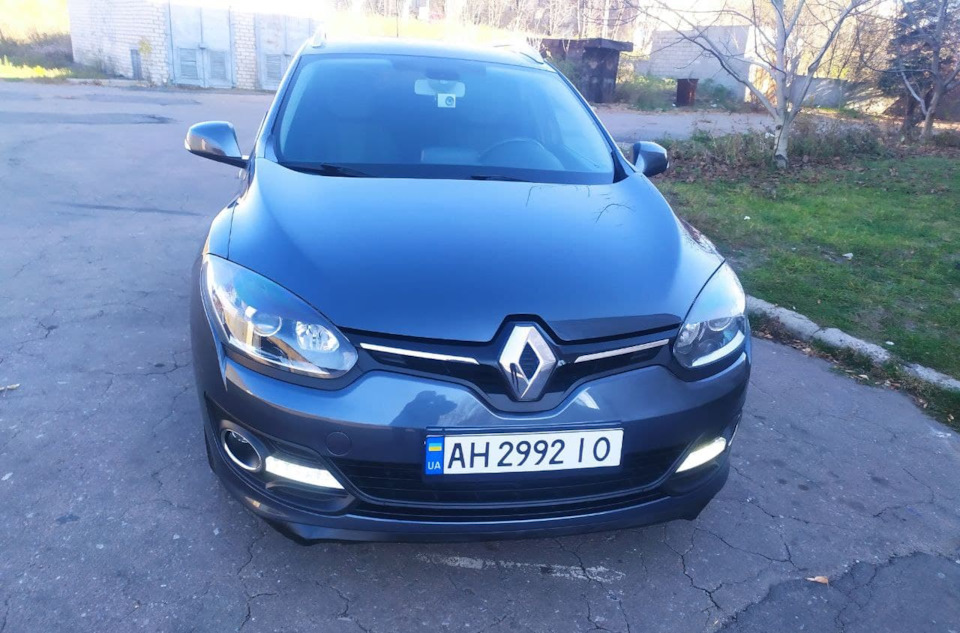 Подготовка кузова к зиме и шарфик на решётку. — Renault Megane III, 1,5 ...