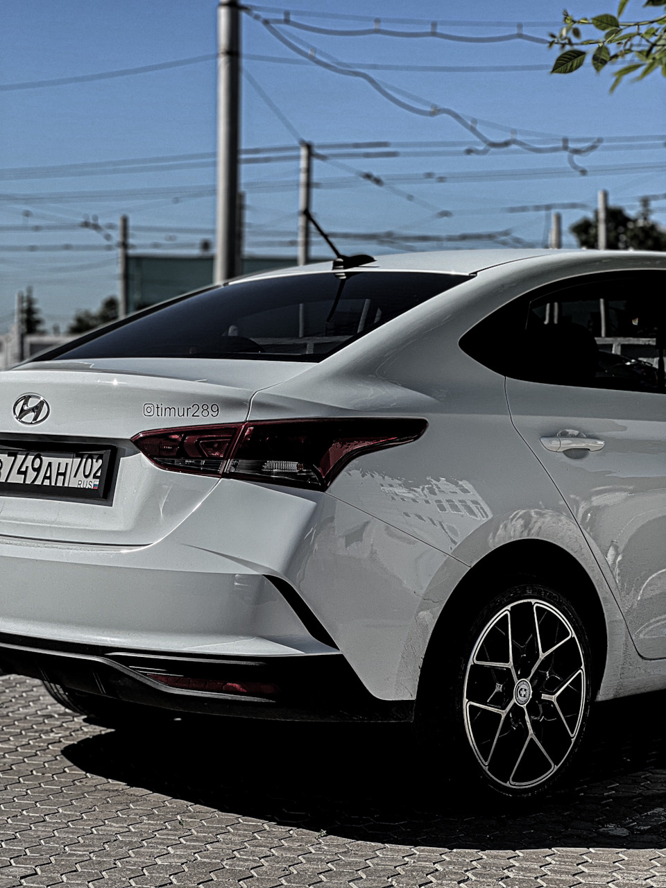 Solaris Тонировка 50% в круг — Hyundai Solaris (2G), 1,6 л, 2021 года |  другое | DRIVE2