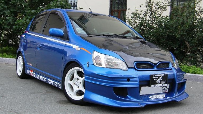 Тойота витц тюнинг фото Выбор тюн бампера - Toyota Vitz (10), 1,5 л, 2001 года стайлинг DRIVE2