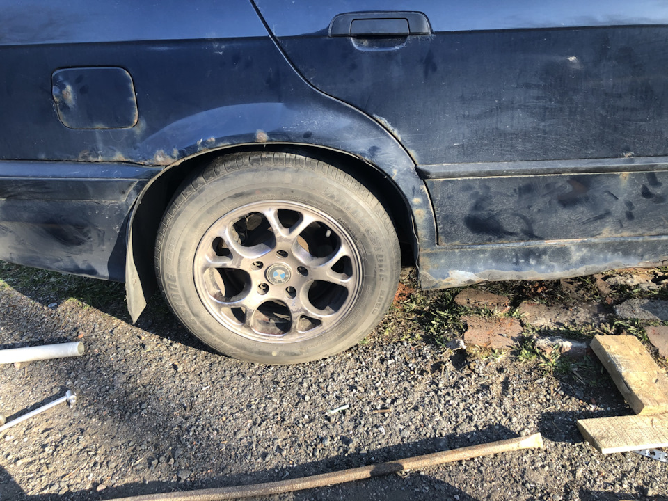 Меняем резину и задние пружины — BMW 3 series (E36), 2 л, 1991 года ...