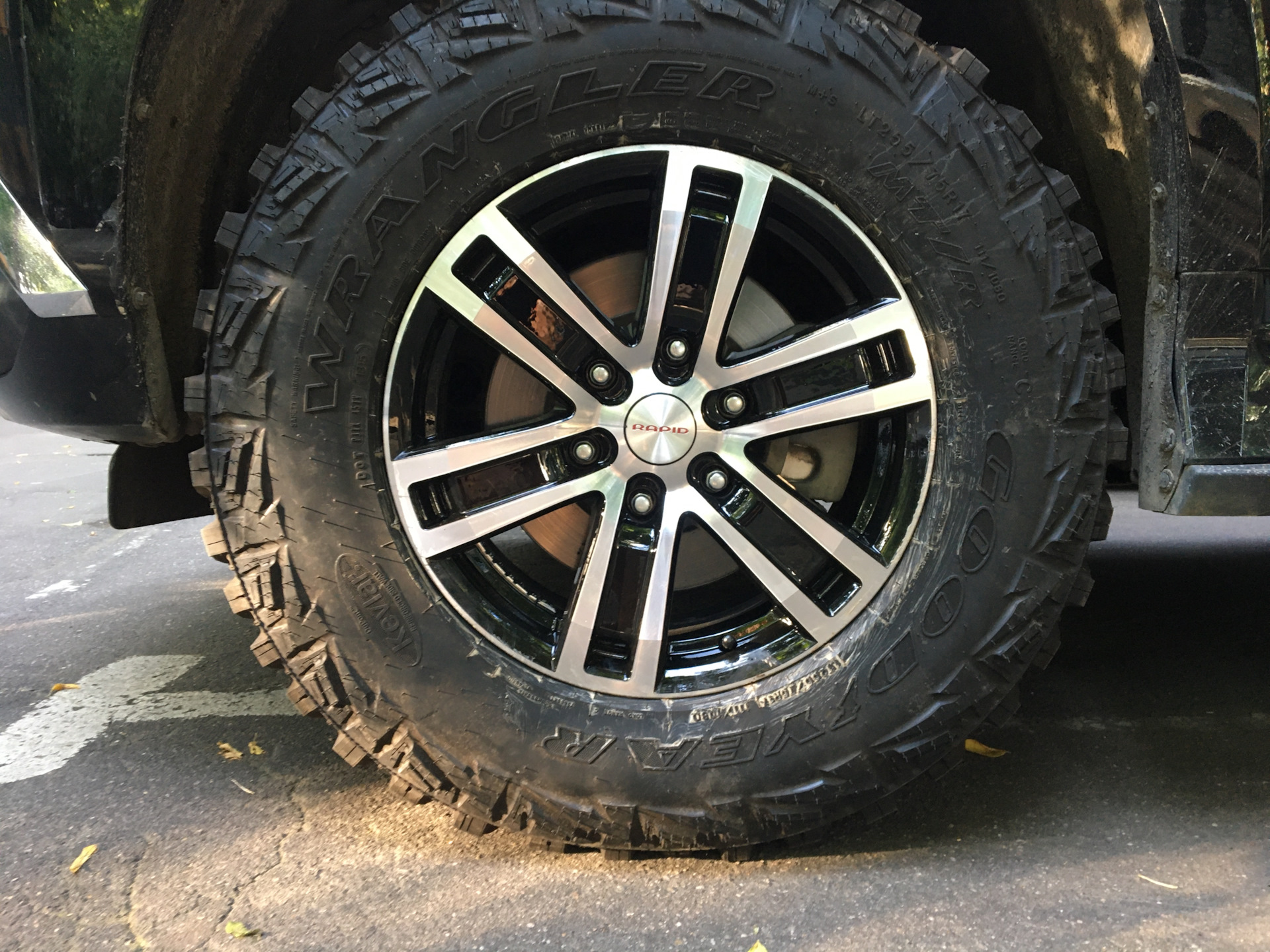 Goodyear wrangler mt kevlar