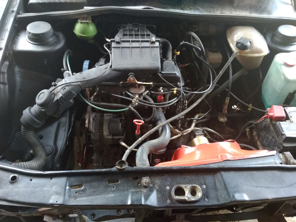 Замена втулок (владышей) промежуточного вала — Volkswagen Jetta II, 1,6 ...