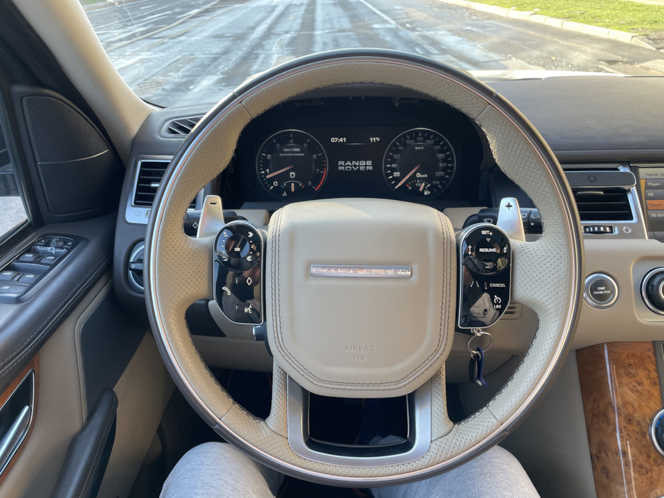 Подрулевые лепестки от SVR — Land Rover Range Rover Sport (1G), 4,2 л ...