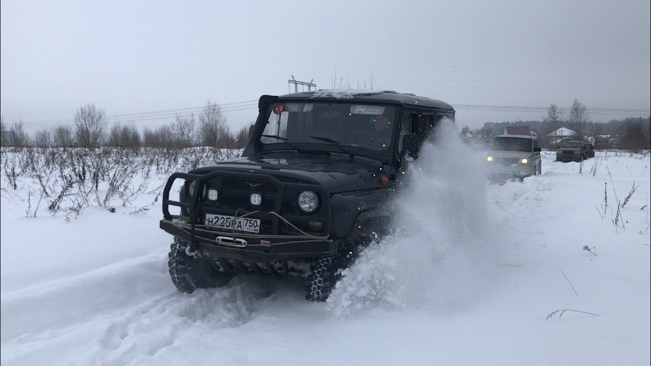 уаз хантер зимний